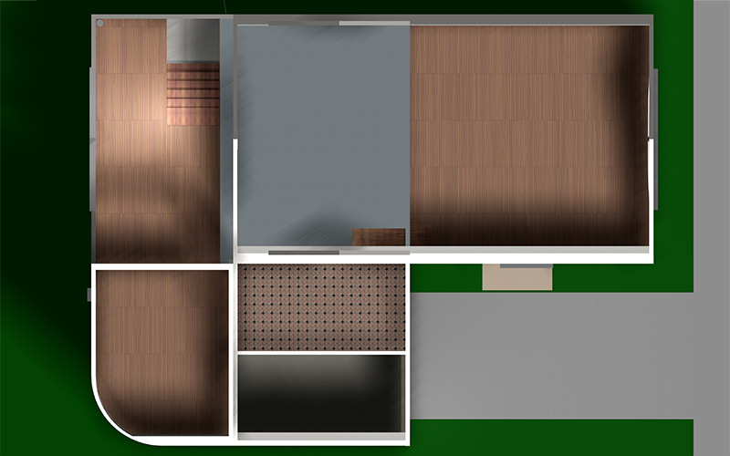 Old house reconstruction interiors