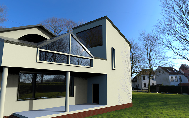 Old house reconstruction interiors