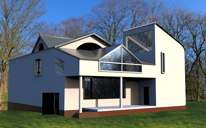 Old house reconstruction interiors