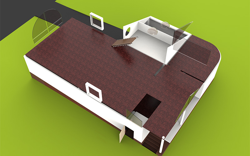 Old house reconstruction interiors