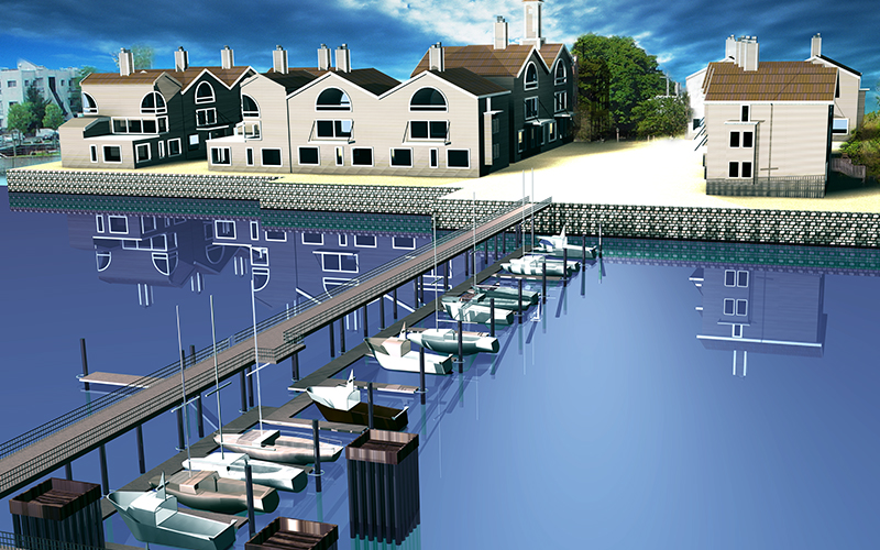 City Island Marina Layout Trays