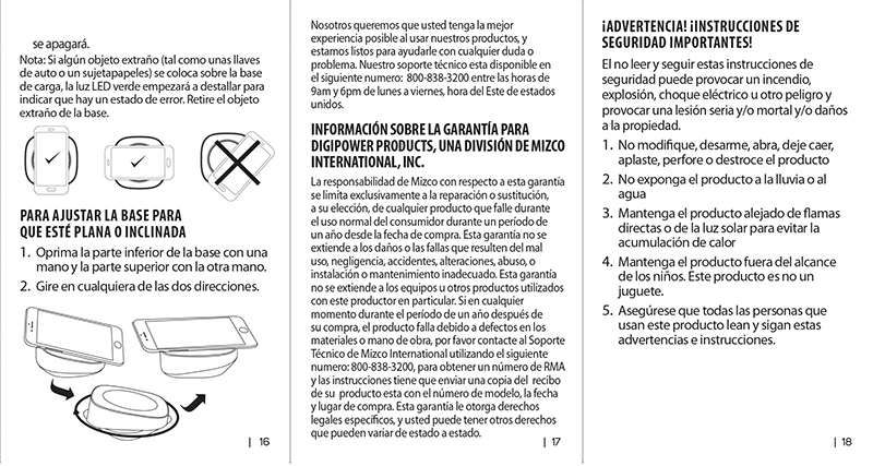 user_guide SMART WIRELESS CHARGING PAD