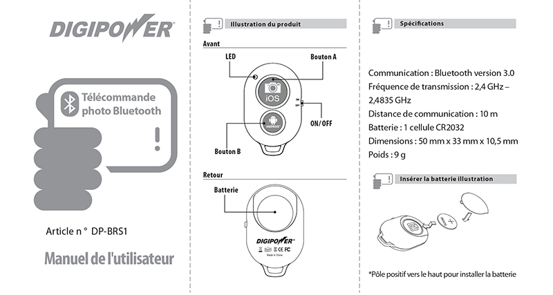 user_guide BLUETOOTH REMOTE SHUTTER
