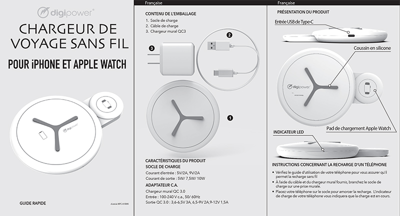user_guide WIRELESS TRAVEL CHARGER