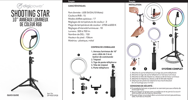 user_guide 10 IN RGB COLOR RING LIGHT