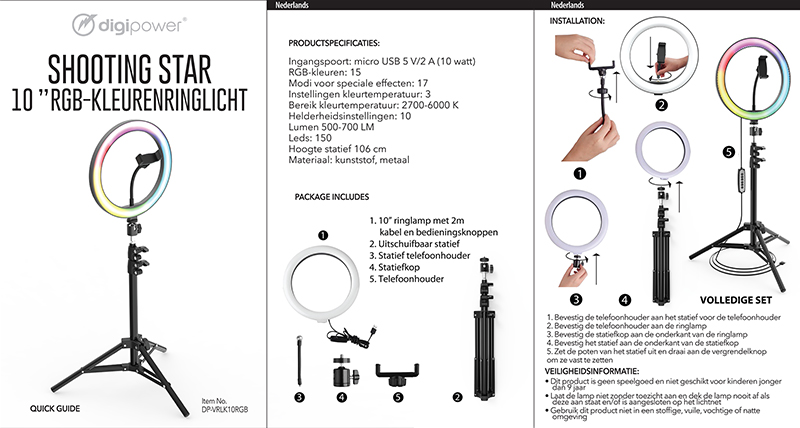 user_guide 10 IN RGB COLOR RING LIGHT