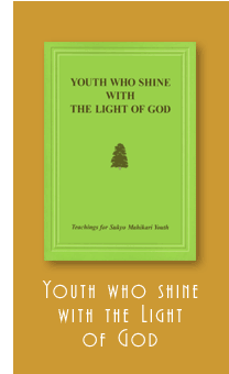 Youth who shine with the Light of God