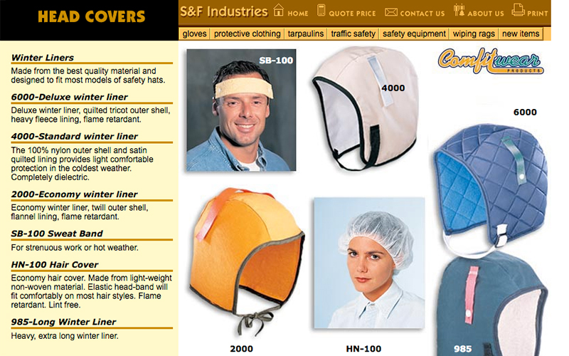 Hygrade Safety web page