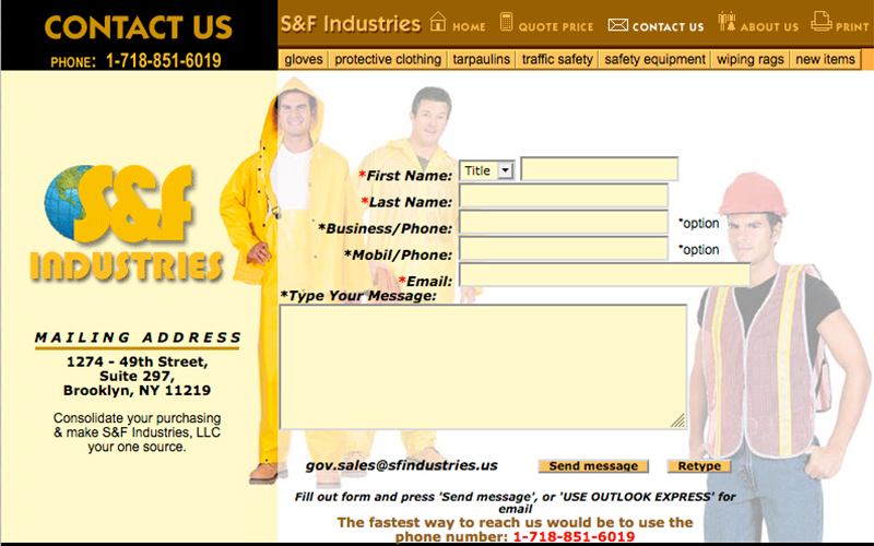 Hygrade Safety web page Trays