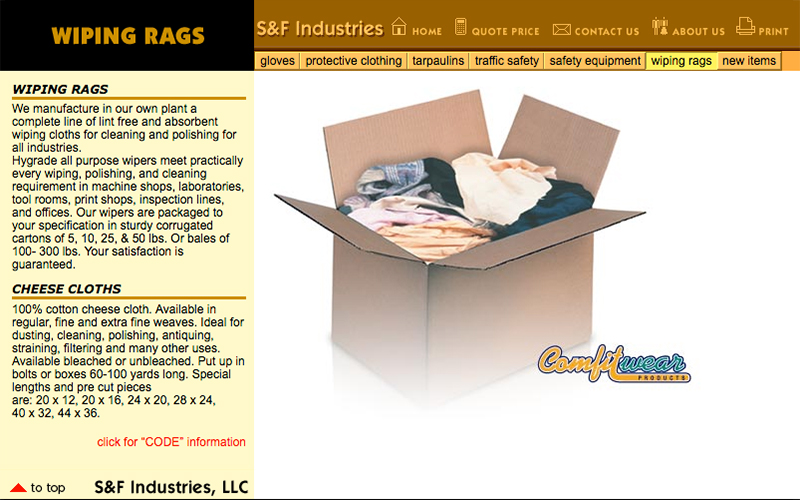 Hygrade Safety web page