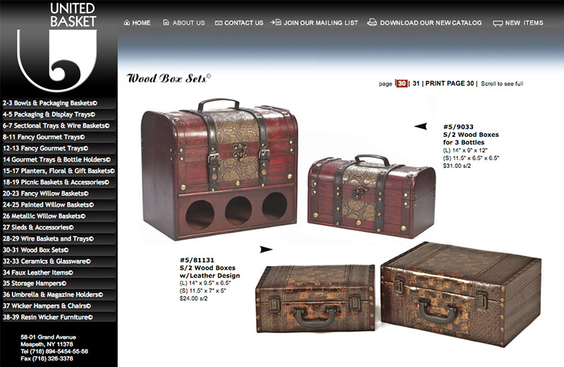 United Basket Inc.  page