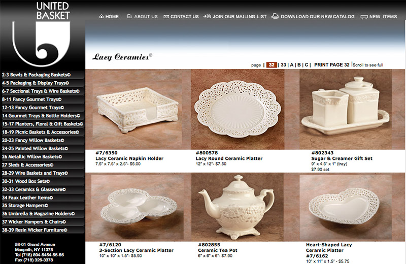 United Basket Inc.  page