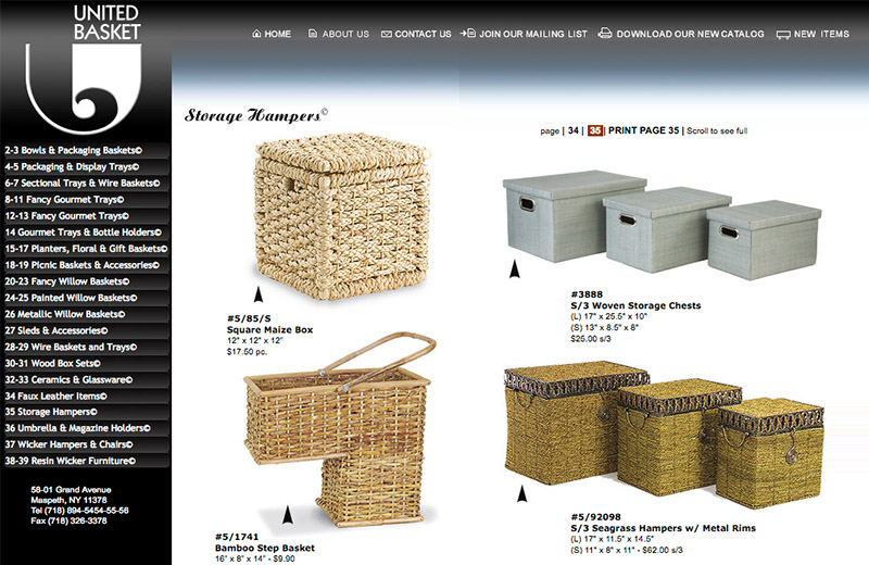 United Basket Inc.  page