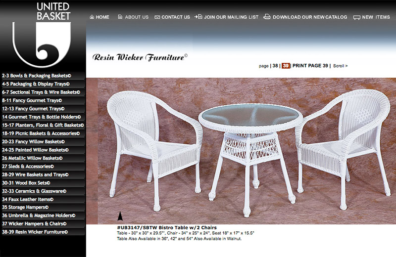 United Basket Inc.  page