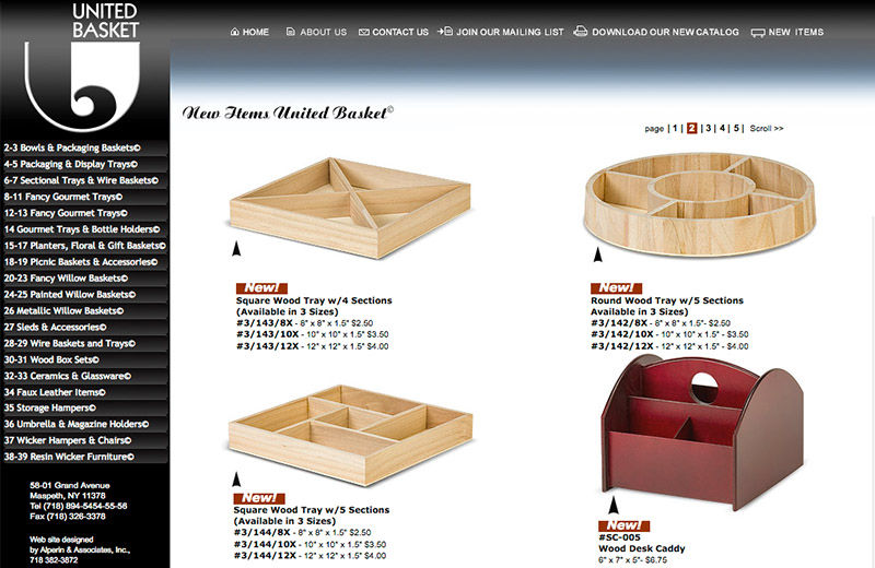 United Basket Inc.  page