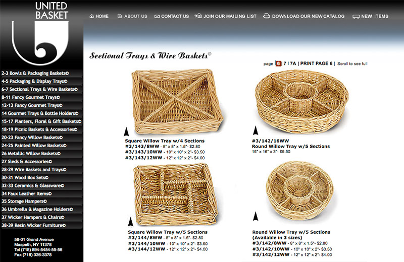 United Basket Inc.  page