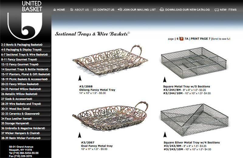 United Basket Inc.  page