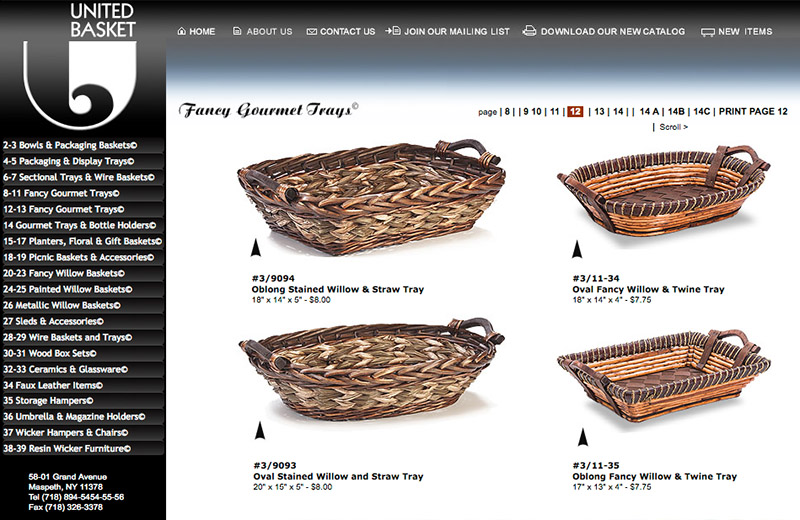 United Basket Inc.  page